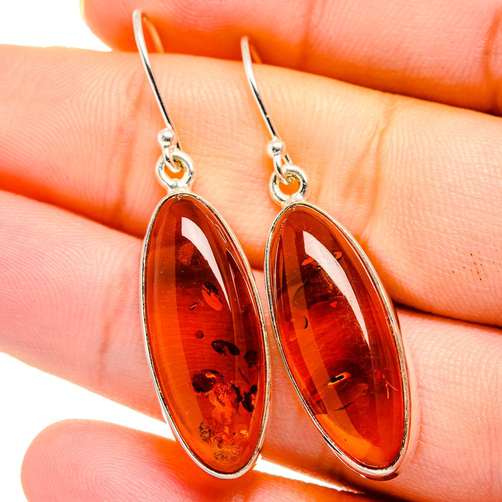 Baltic Amber Earrings handcrafted by Anasilvercos - EARR422008