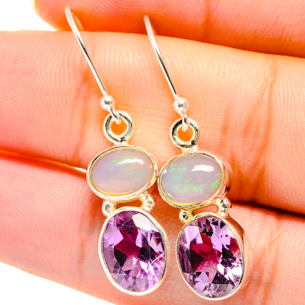 Amethyst Earrings handcrafted by Anasilvercos - EARR422019