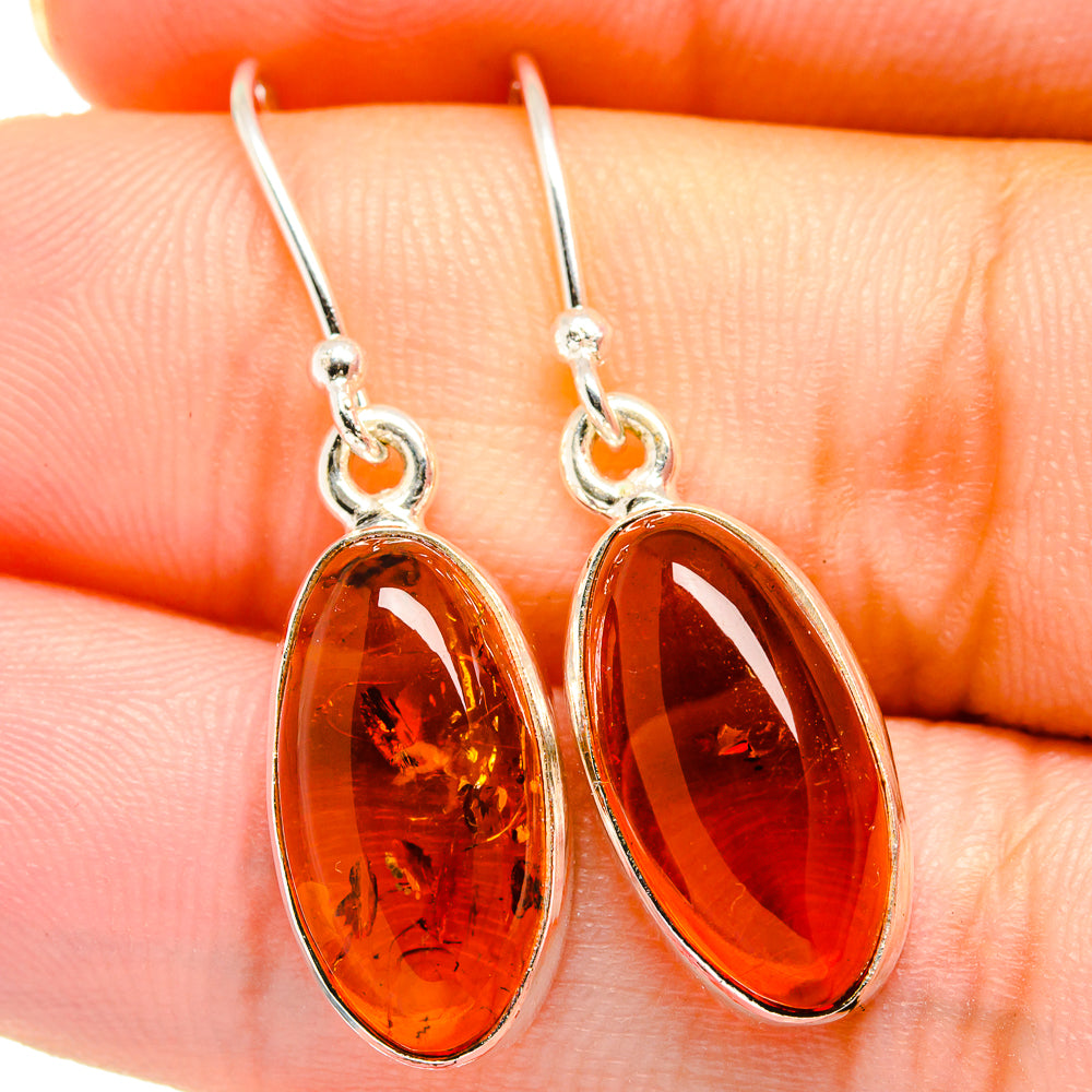 Baltic Amber Earrings handcrafted by Anasilvercos - EARR422025