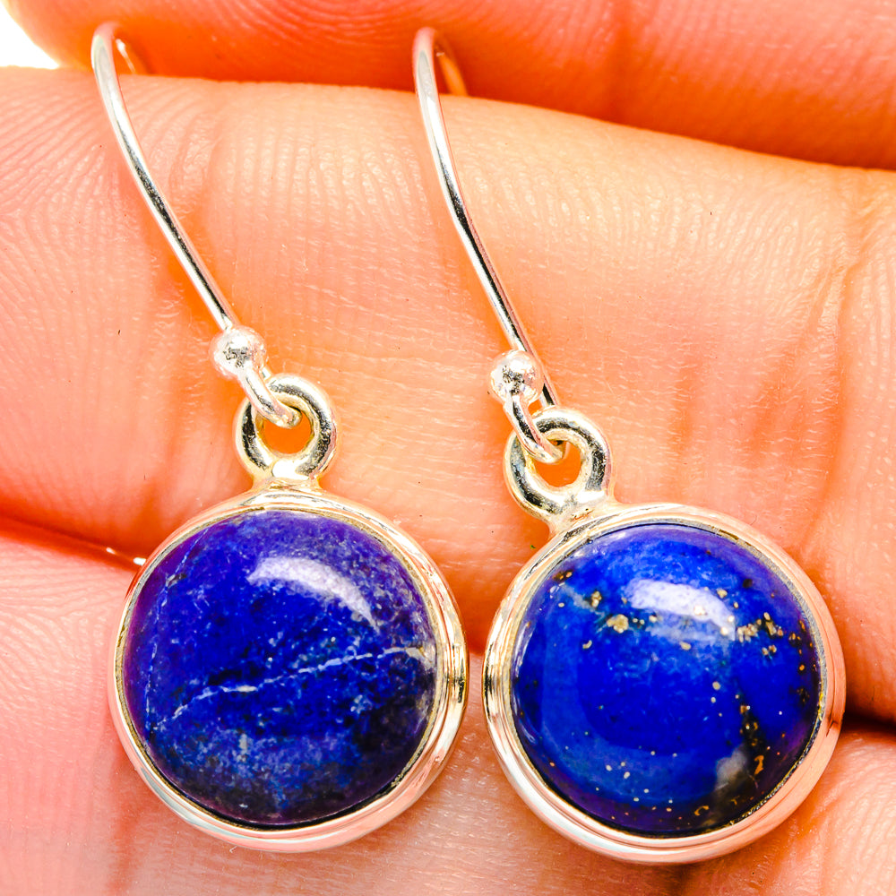 Lapis Lazuli Earrings handcrafted by Anasilvercos - EARR422028