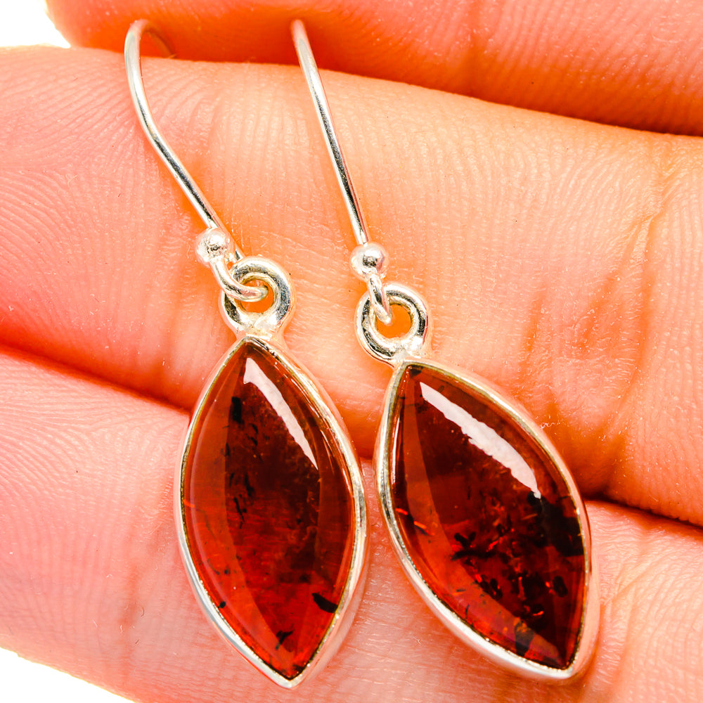 Baltic Amber Earrings handcrafted by Anasilvercos - EARR422042