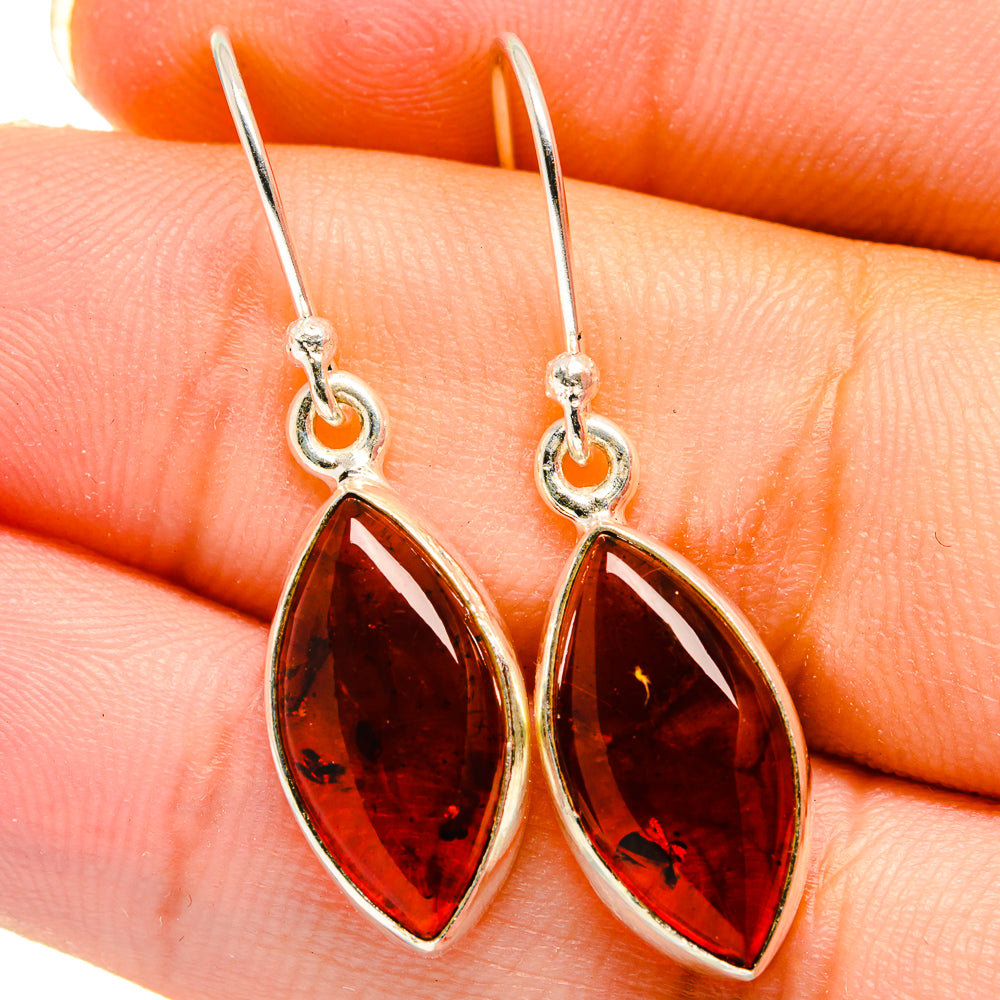 Baltic Amber Earrings handcrafted by Anasilvercos - EARR422045