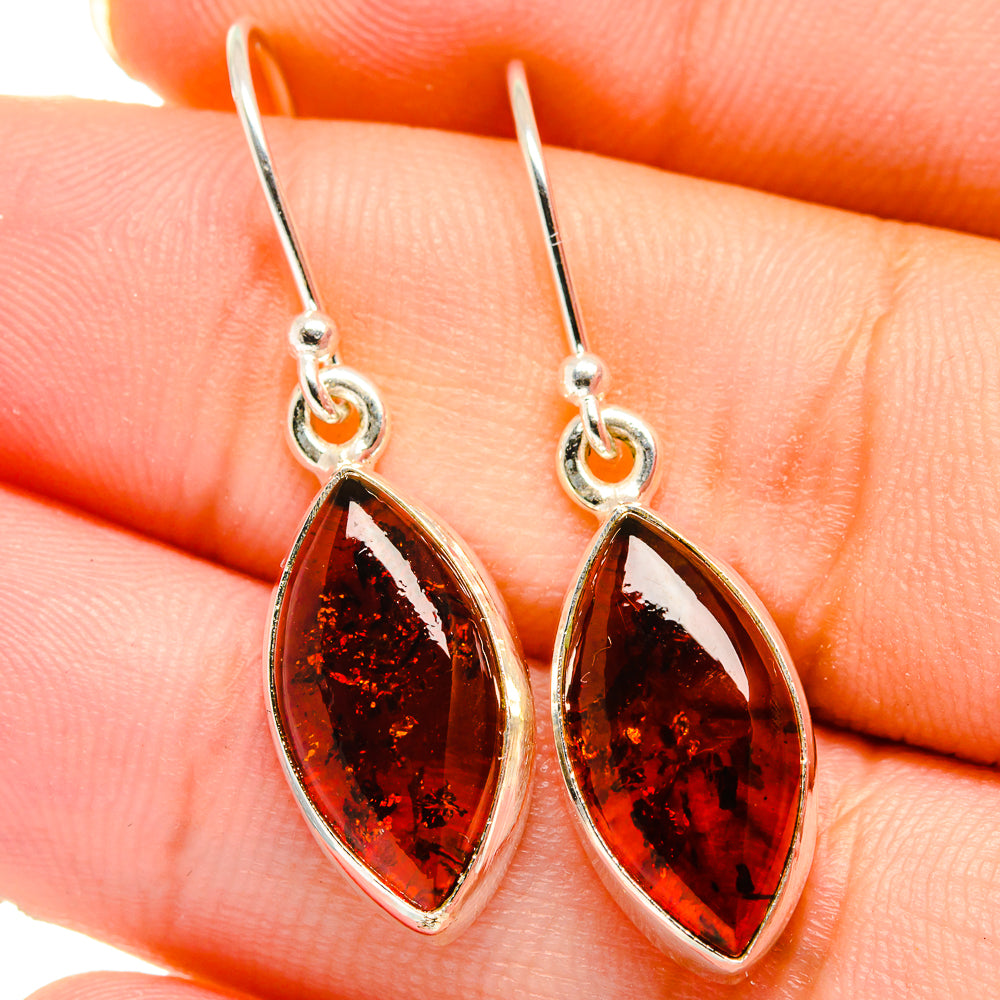 Baltic Amber Earrings handcrafted by Anasilvercos - EARR422051