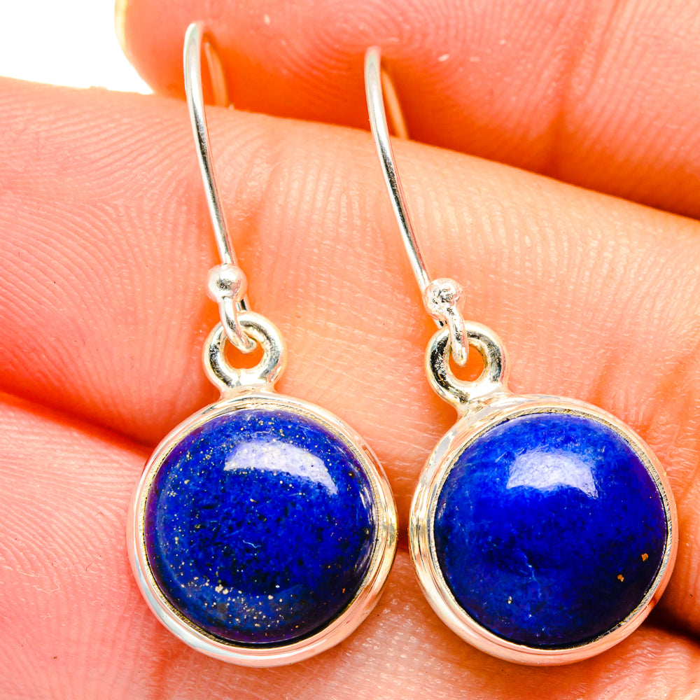 Lapis Lazuli Earrings handcrafted by Anasilvercos - EARR422065