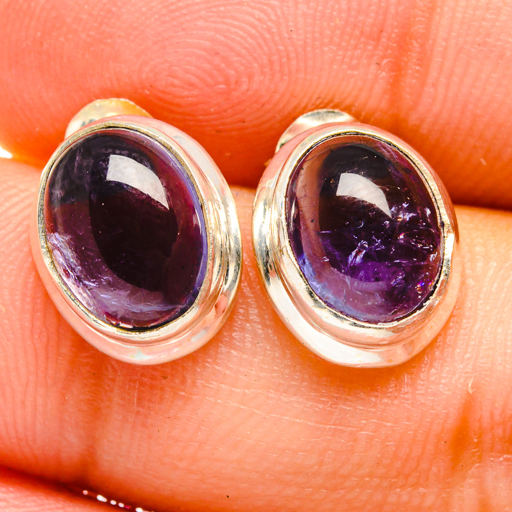 Tanzanite Earrings handcrafted by Anasilvercos - EARR422072