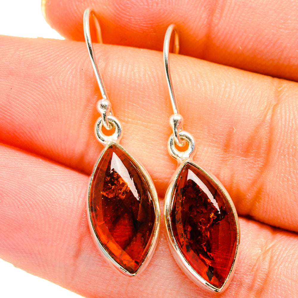 Baltic Amber Earrings handcrafted by Anasilvercos - EARR422074