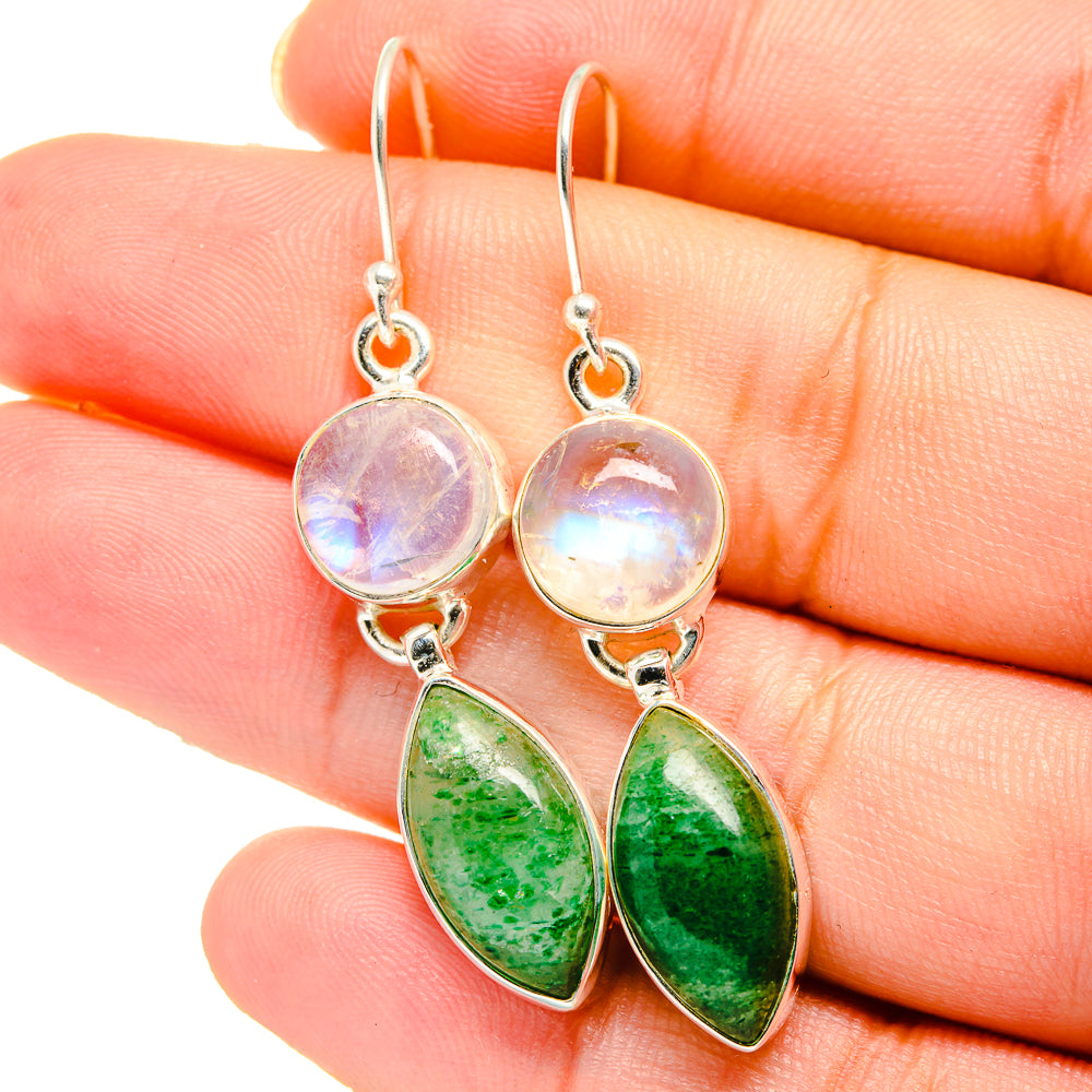 Green Aventurine Earrings handcrafted by Anasilvercos - EARR422088