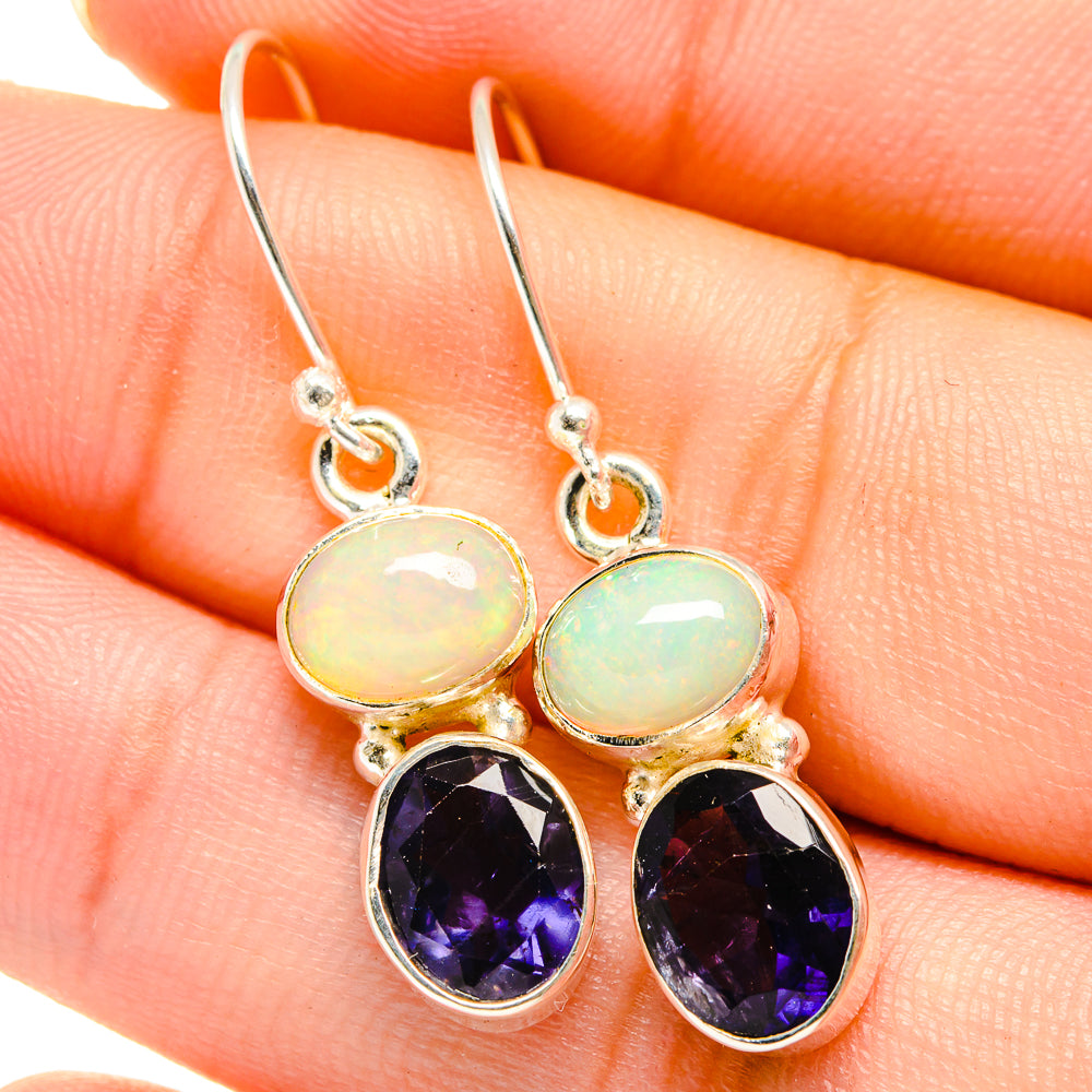 Tanzanite Earrings handcrafted by Anasilvercos - EARR422101