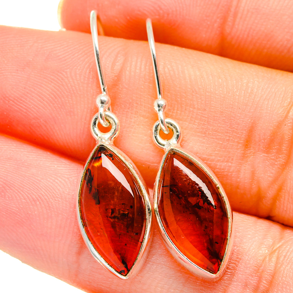 Baltic Amber Earrings handcrafted by Anasilvercos - EARR422109