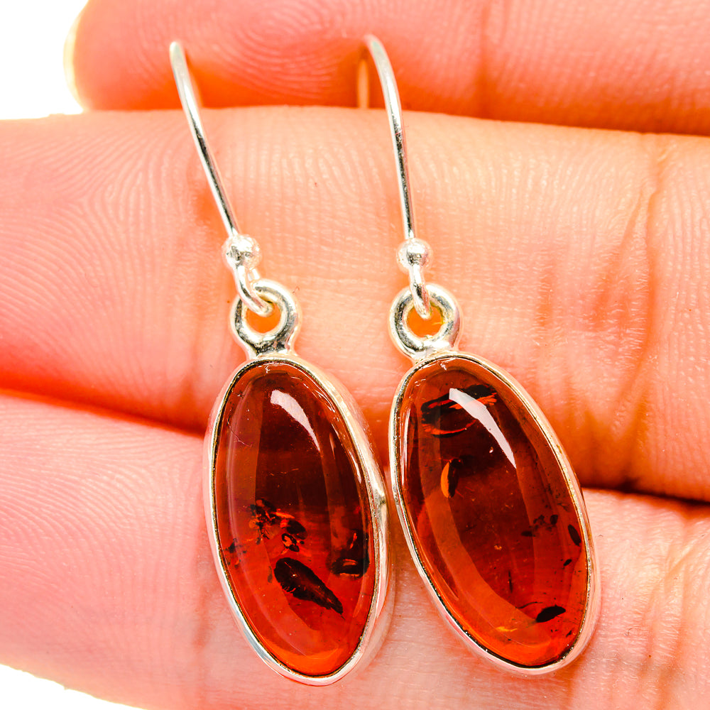 Baltic Amber Earrings handcrafted by Anasilvercos - EARR422115