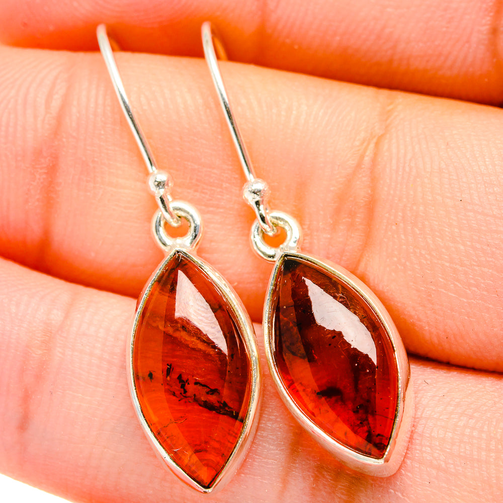 Baltic Amber Earrings handcrafted by Anasilvercos - EARR422146