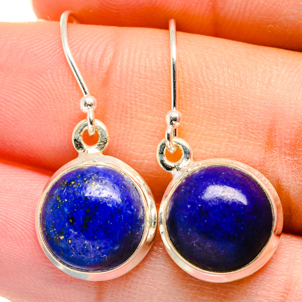 Lapis Lazuli Earrings handcrafted by Anasilvercos - EARR422155