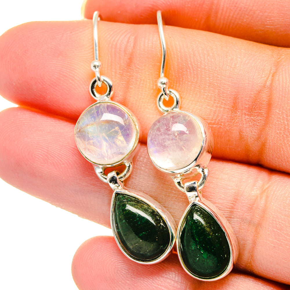 Green Aventurine Earrings handcrafted by Anasilvercos - EARR422161