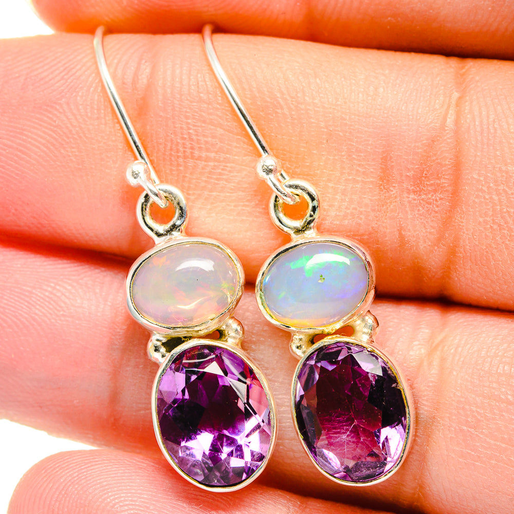 Amethyst Earrings handcrafted by Anasilvercos - EARR422162