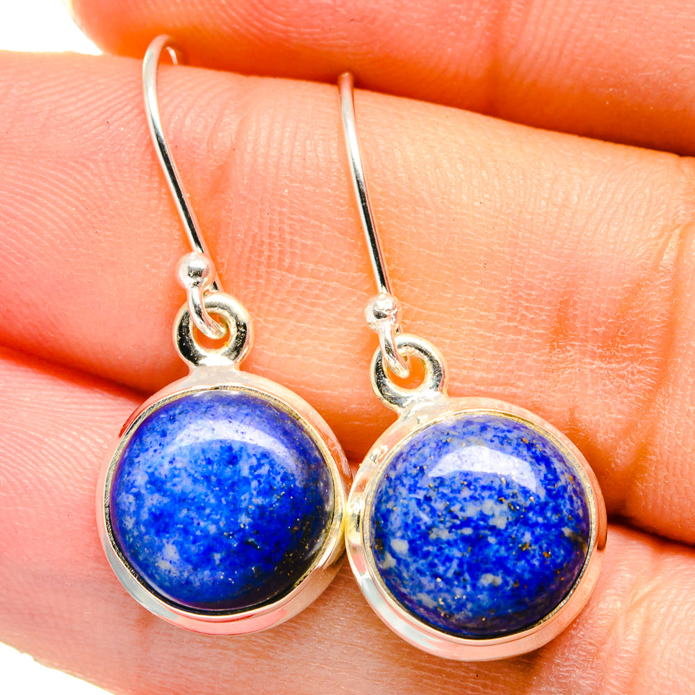 Lapis Lazuli Earrings handcrafted by Anasilvercos - EARR422164