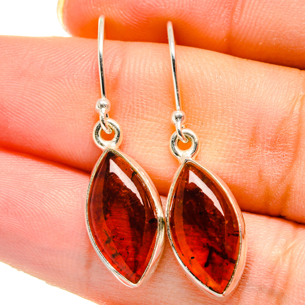 Baltic Amber Earrings handcrafted by Anasilvercos - EARR422165