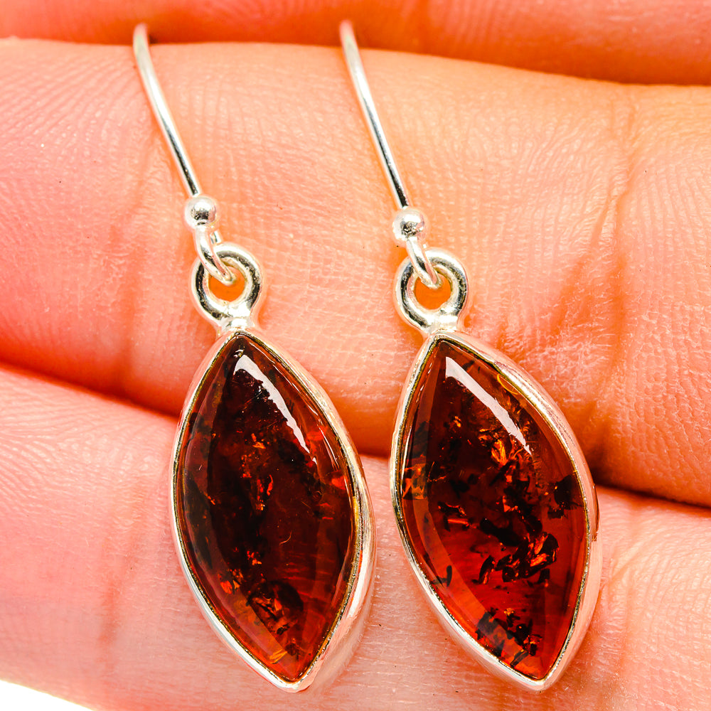 Baltic Amber Earrings handcrafted by Anasilvercos - EARR422182