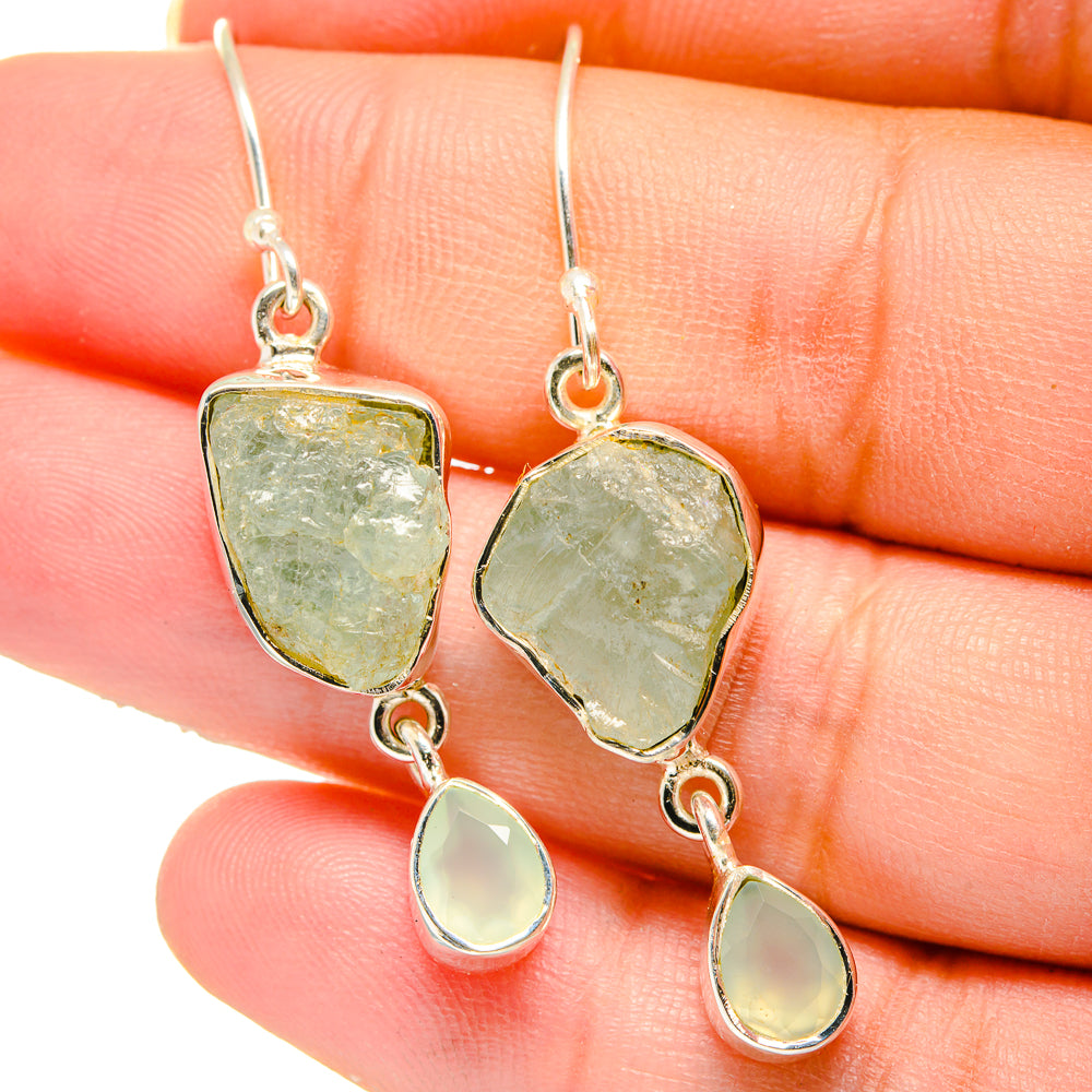 Aquamarine Earrings handcrafted by Anasilvercos - EARR422184