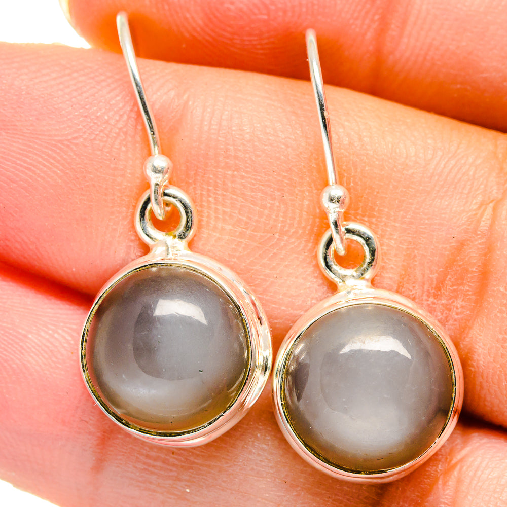 Moonstone Earrings handcrafted by Anasilvercos - EARR422187