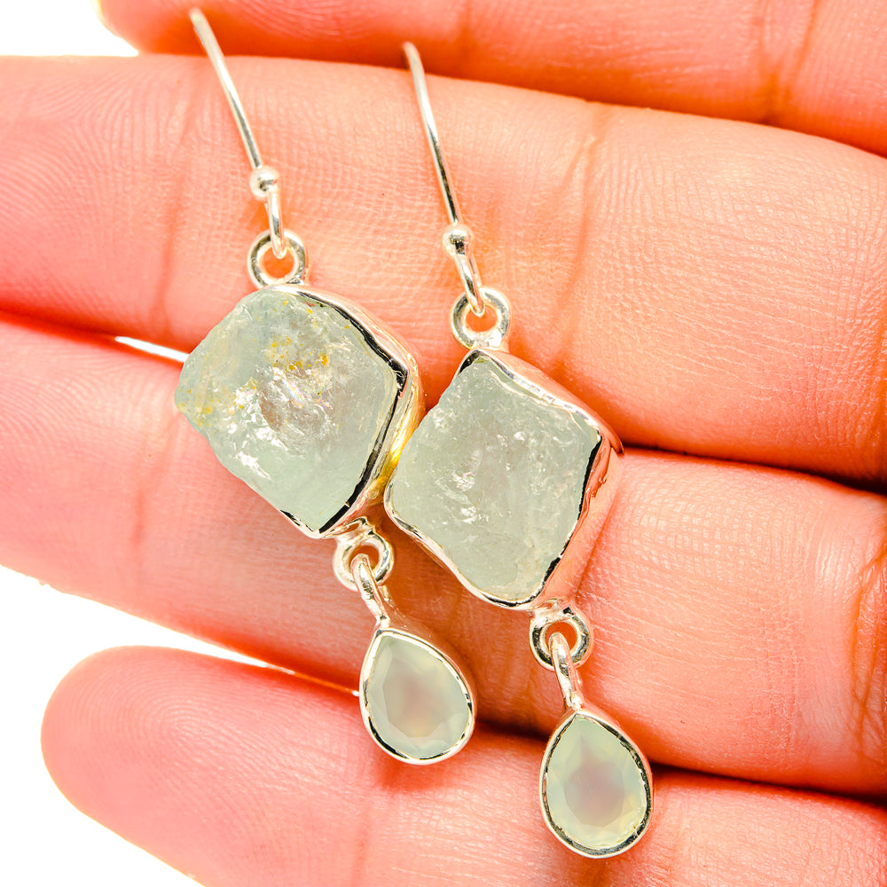 Aquamarine Earrings handcrafted by Anasilvercos - EARR422204