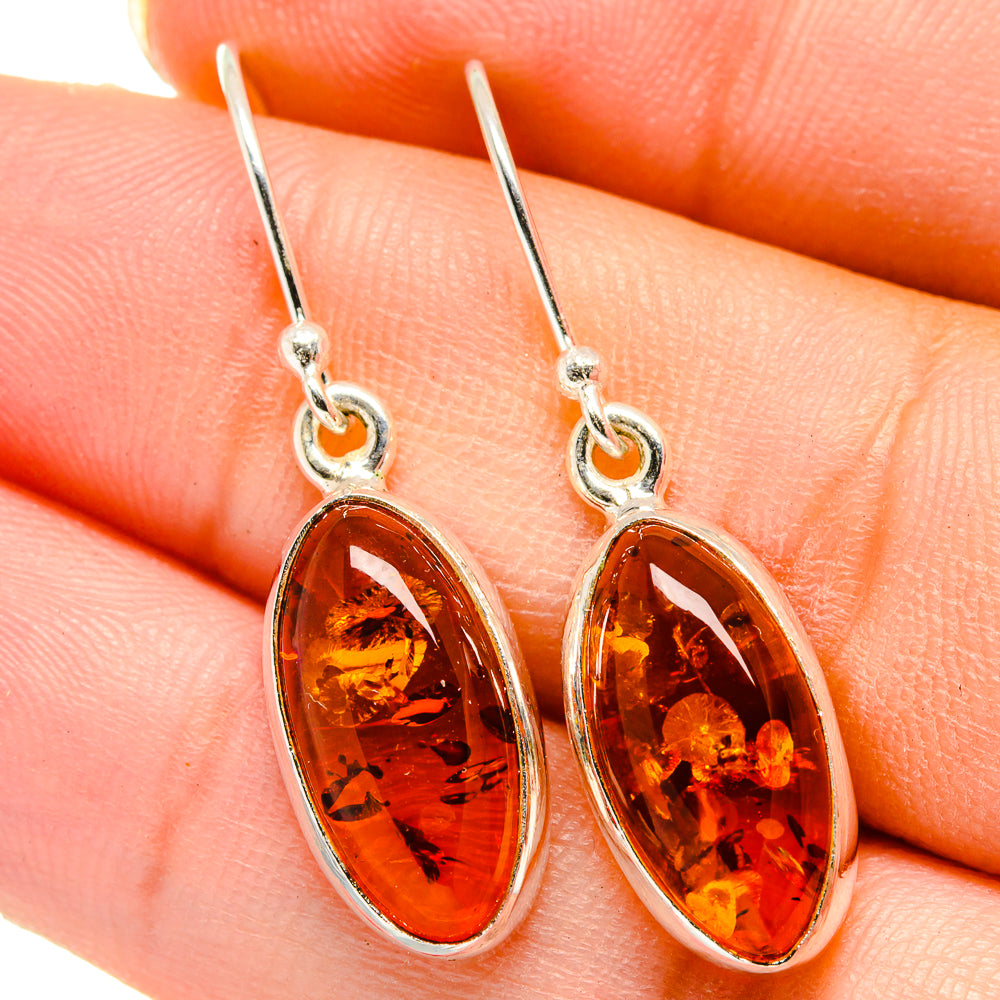 Baltic Amber Earrings handcrafted by Anasilvercos - EARR422207