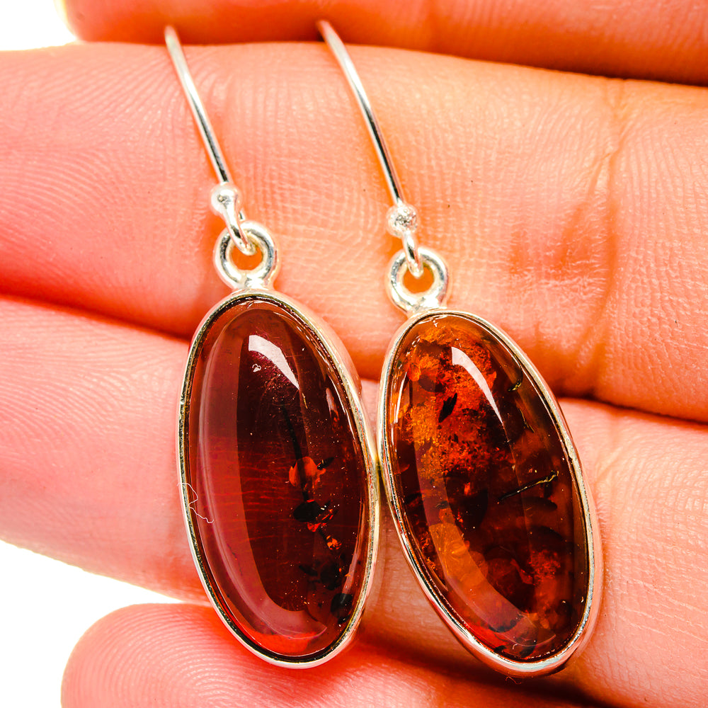 Baltic Amber Earrings handcrafted by Anasilvercos - EARR422211