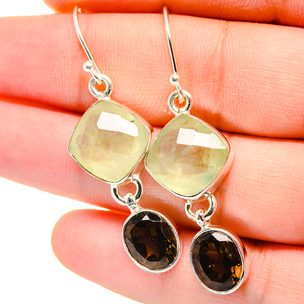 Prehnite Earrings handcrafted by Anasilvercos - EARR422272