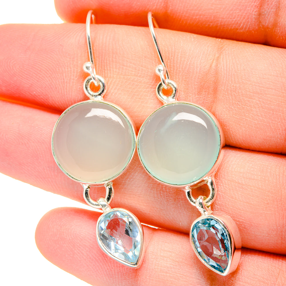 Aquamarine Earrings handcrafted by Anasilvercos - EARR422290