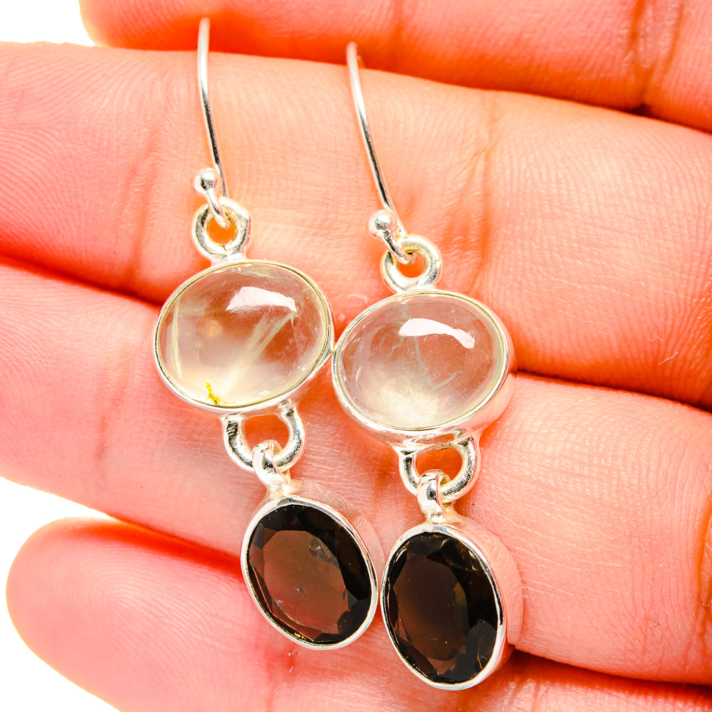 Prehnite Earrings handcrafted by Anasilvercos - EARR422323