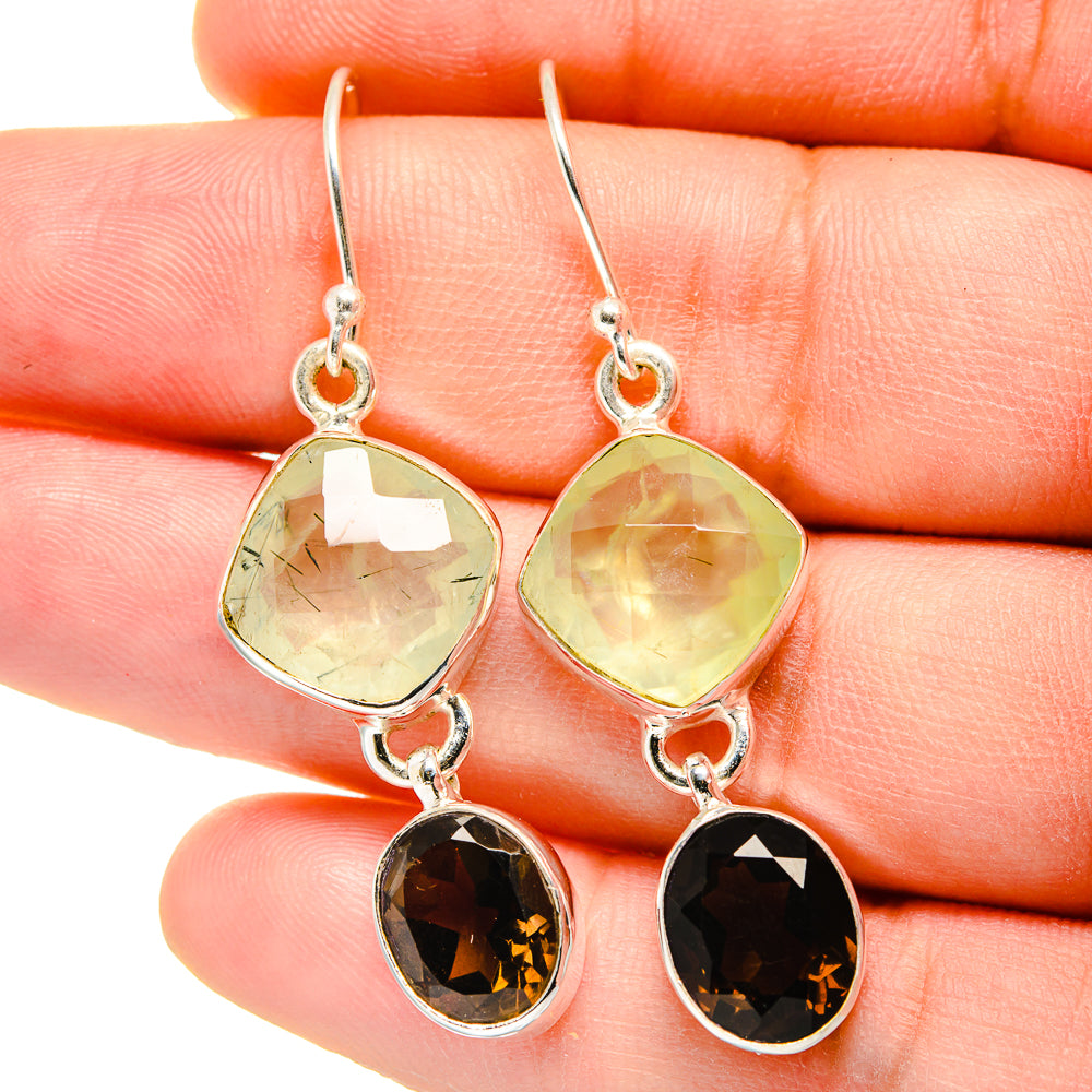 Prehnite Earrings handcrafted by Anasilvercos - EARR422350