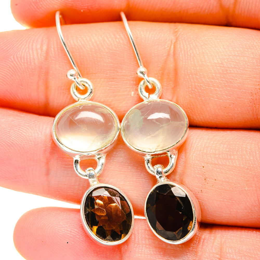 Prehnite Earrings handcrafted by Anasilvercos - EARR422427