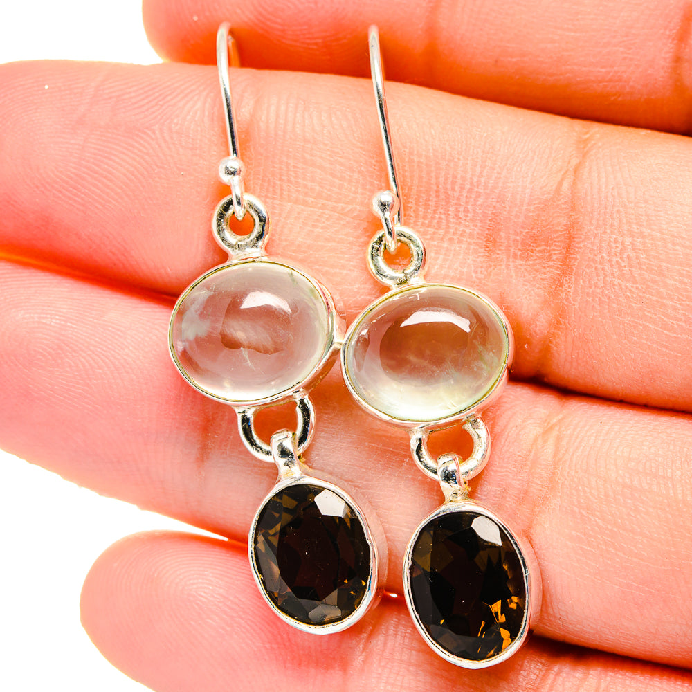 Prehnite Earrings handcrafted by Anasilvercos - EARR422468