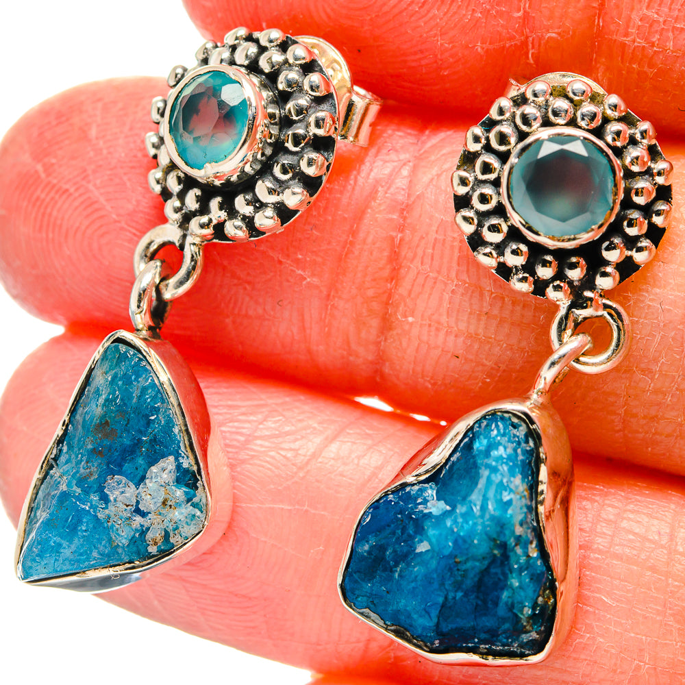 Apatite Earrings handcrafted by Anasilvercos - EARR422526