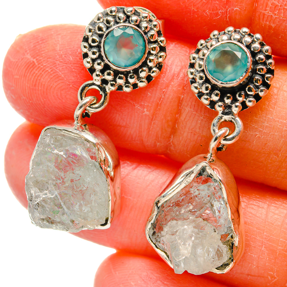 Aquamarine Earrings handcrafted by Anasilvercos - EARR422534