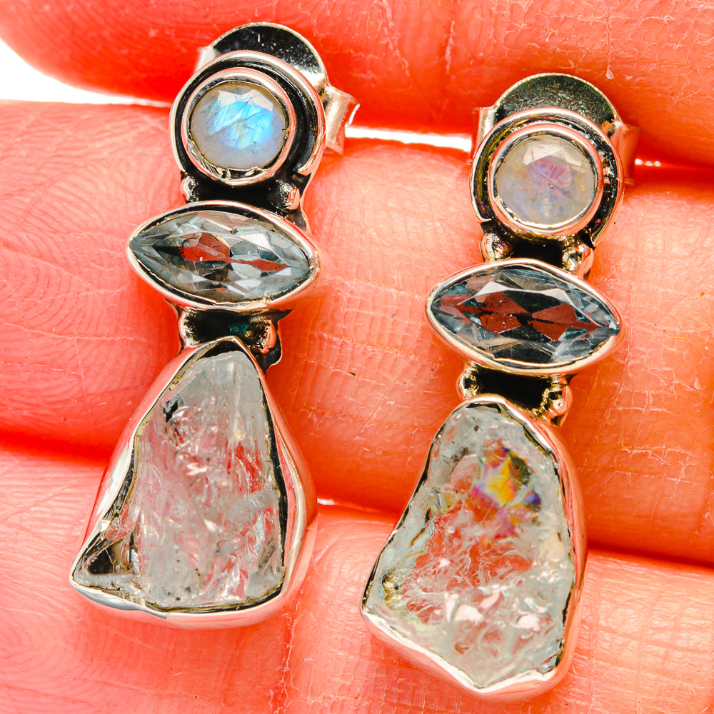Aquamarine Earrings handcrafted by Anasilvercos - EARR422536