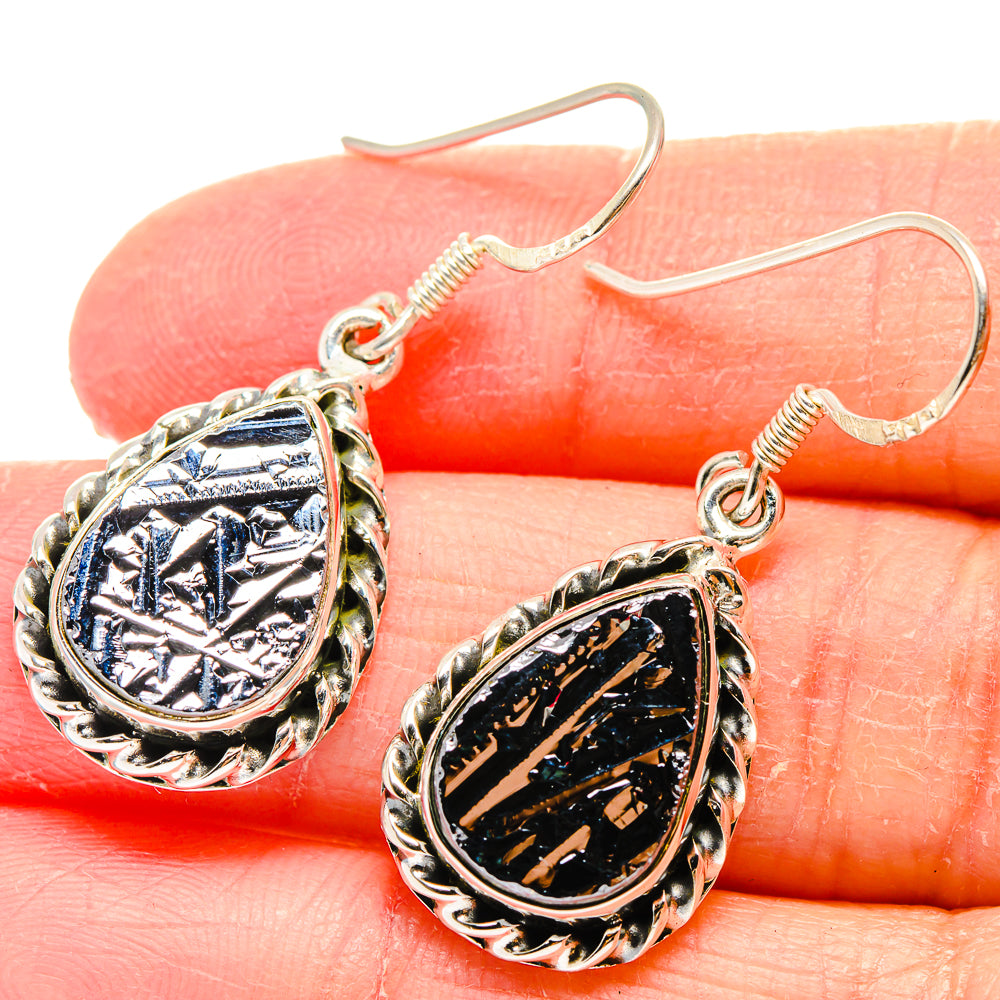 Shungite Earrings handcrafted by Anasilvercos - EARR422553