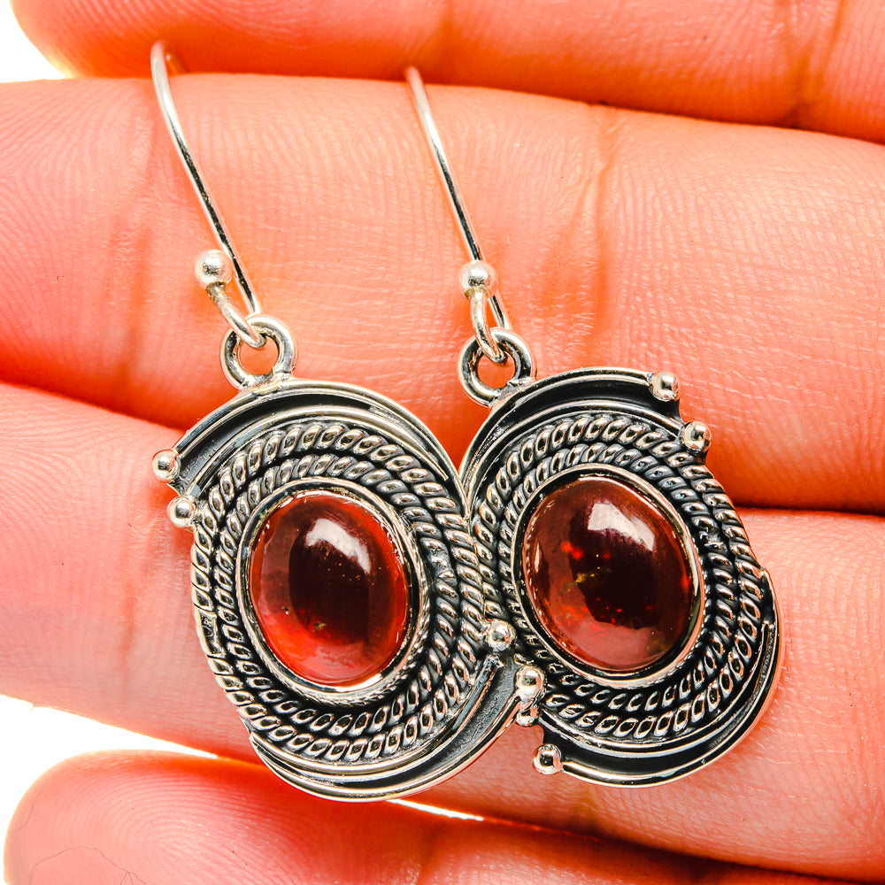 Carnelian Earrings handcrafted by Anasilvercos - EARR422584