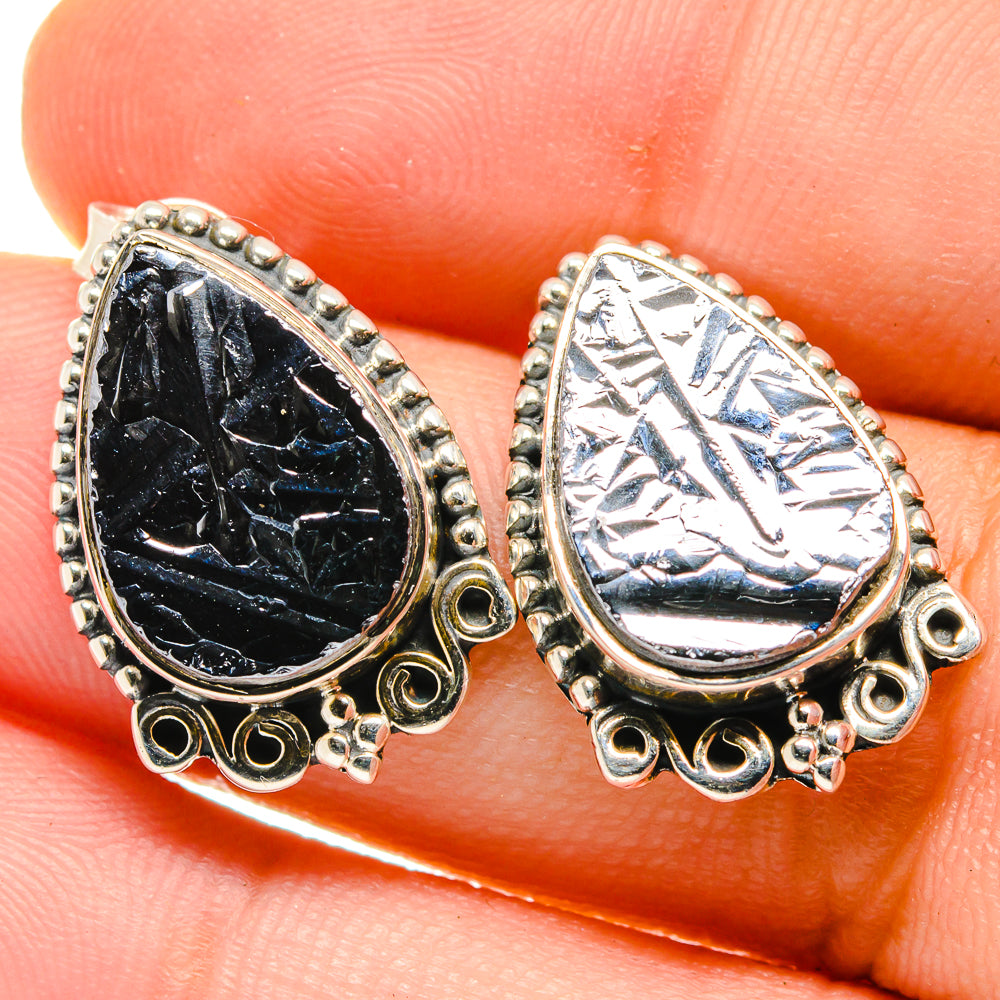 Shungite Earrings handcrafted by Anasilvercos - EARR422610