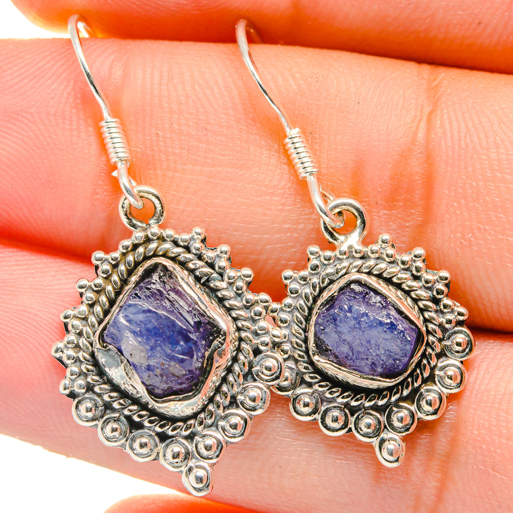Tanzanite Earrings handcrafted by Anasilvercos - EARR422626