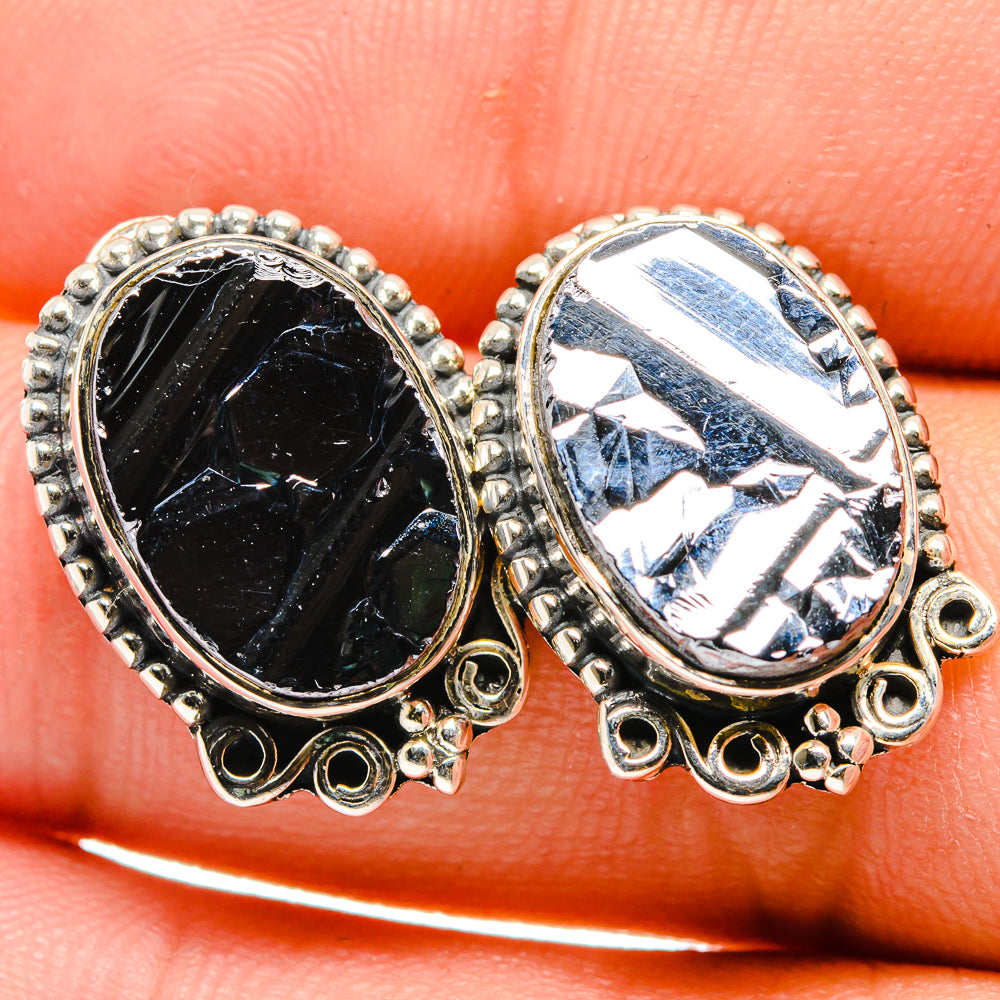 Shungite Earrings handcrafted by Anasilvercos - EARR422641