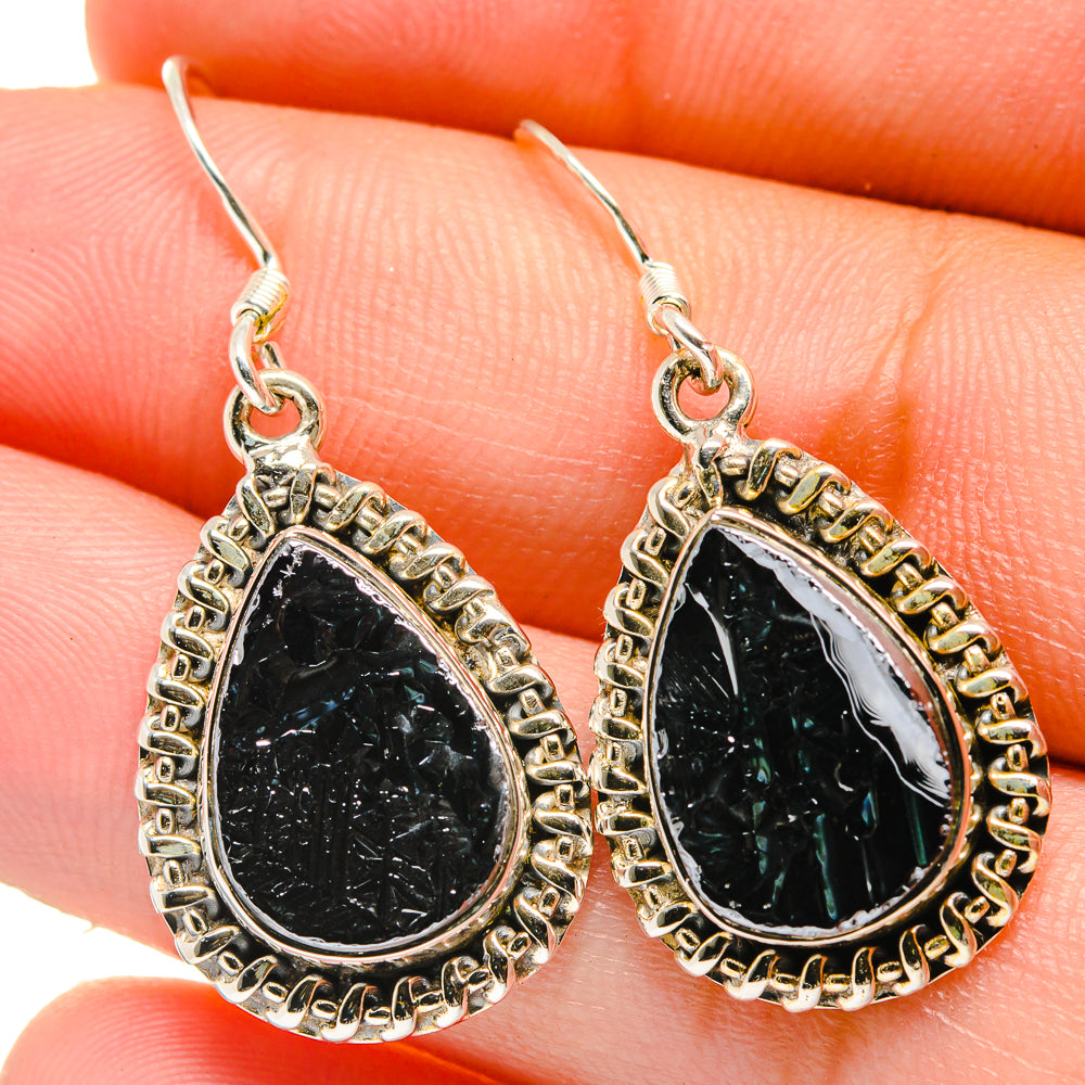 Shungite Earrings handcrafted by Anasilvercos - EARR422646