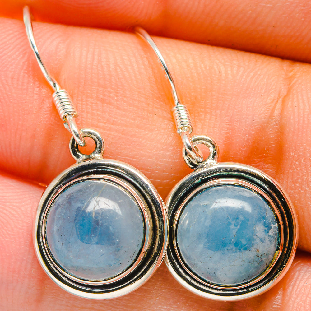 Aquamarine Earrings handcrafted by Anasilvercos - EARR422661