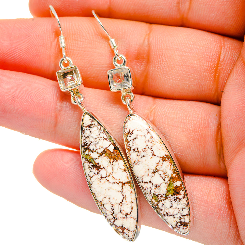 Wild Horse Jasper Earrings handcrafted by Anasilvercos - EARR422675