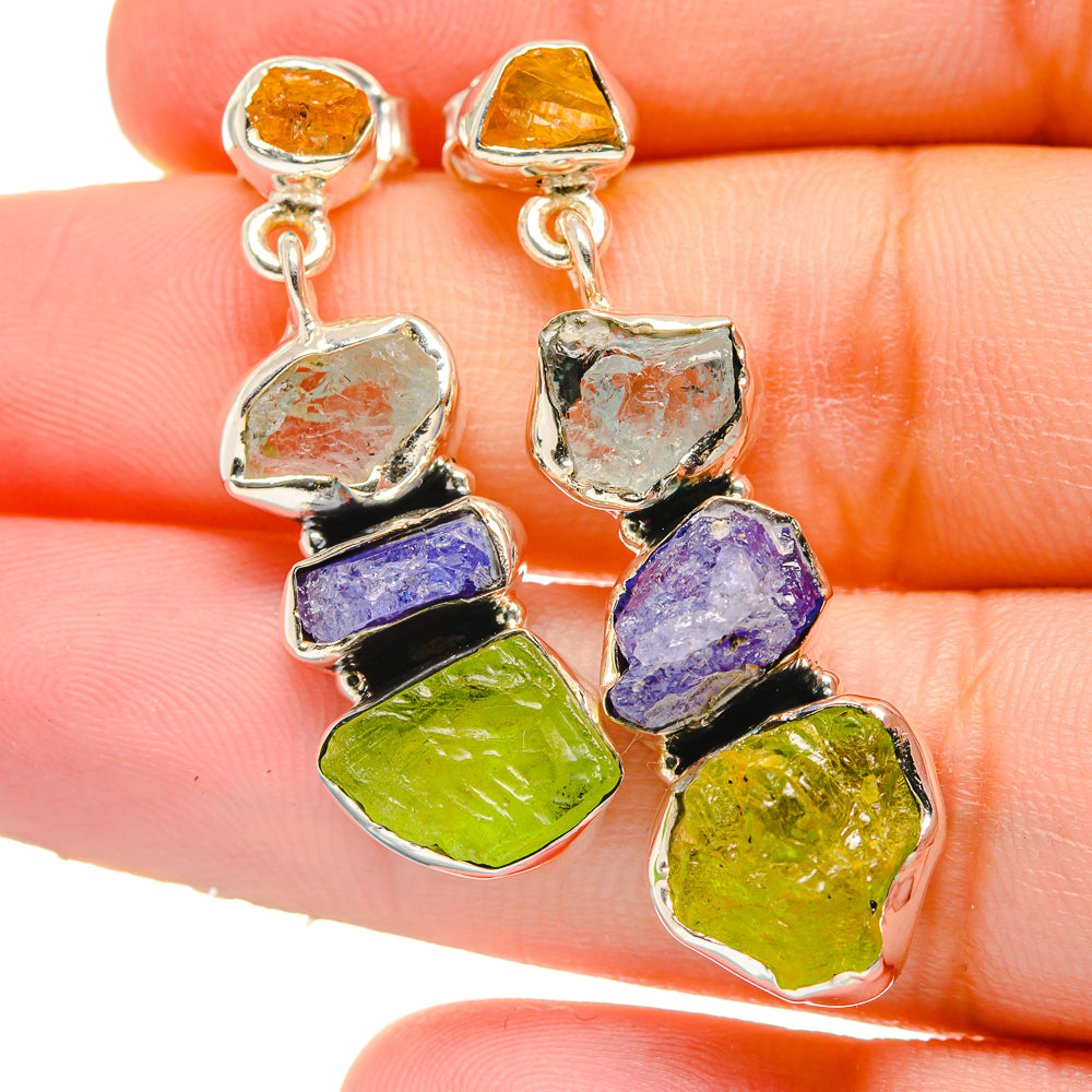 Peridot Earrings handcrafted by Anasilvercos - EARR422728