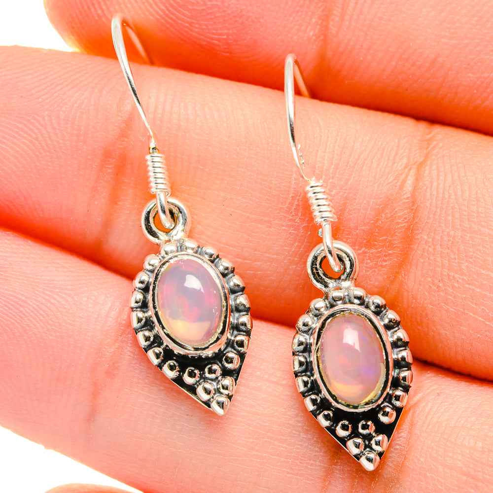 Ethiopian Opal Earrings handcrafted by Anasilvercos - EARR422740