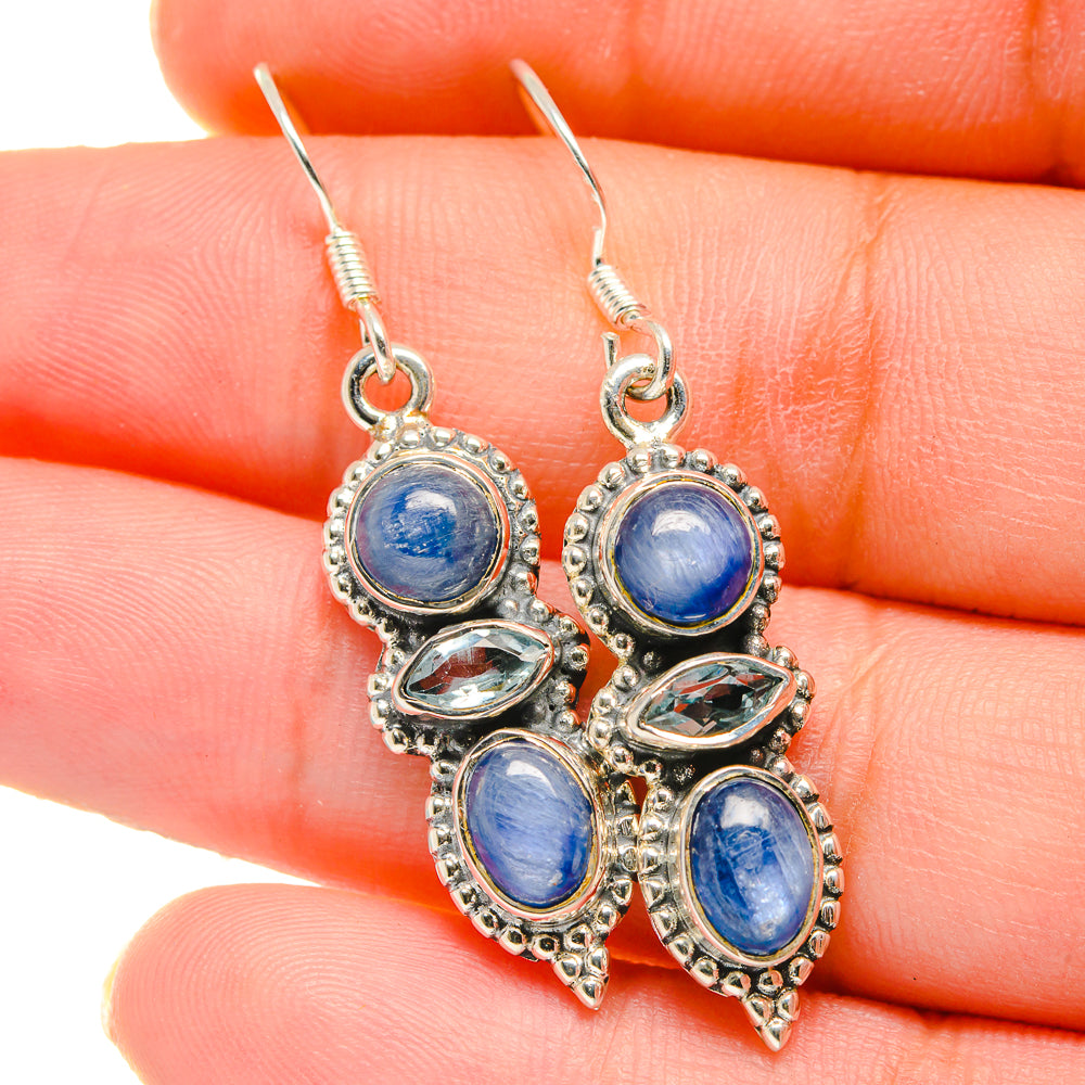 Kyanite Earrings handcrafted by Anasilvercos - EARR422770