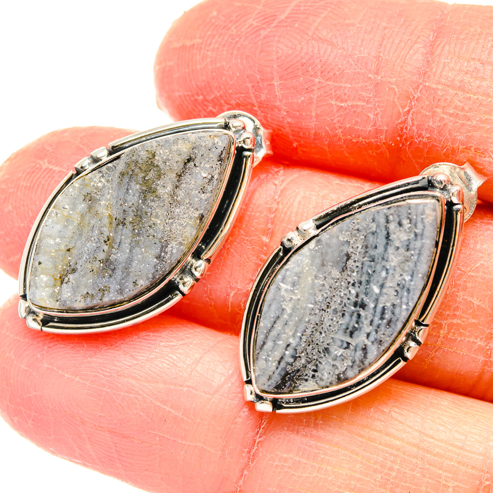 Desert Druzy Earrings handcrafted by Anasilvercos - EARR422792