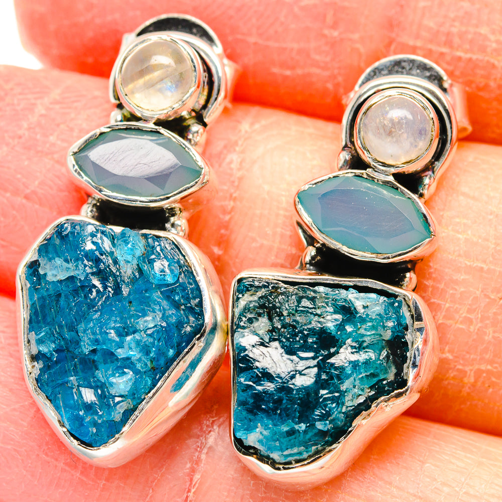 Apatite Earrings handcrafted by Anasilvercos - EARR422805