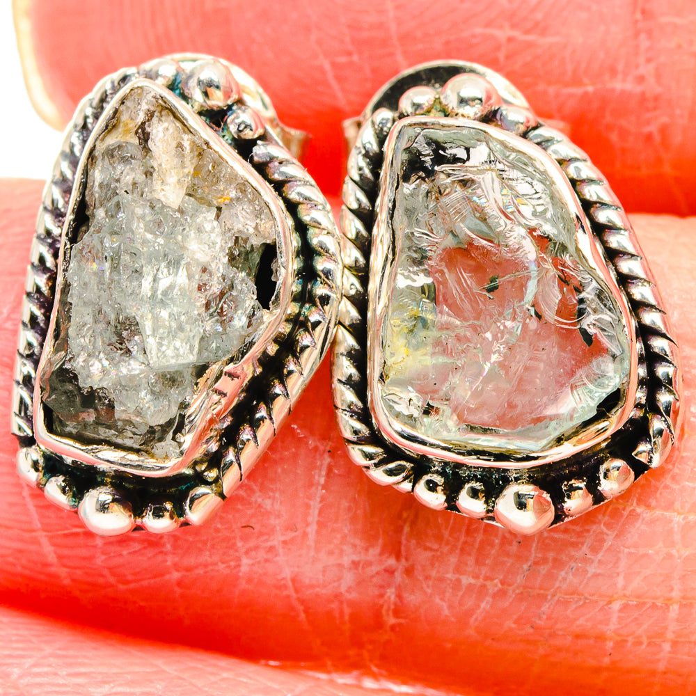 Aquamarine Earrings handcrafted by Anasilvercos - EARR422875