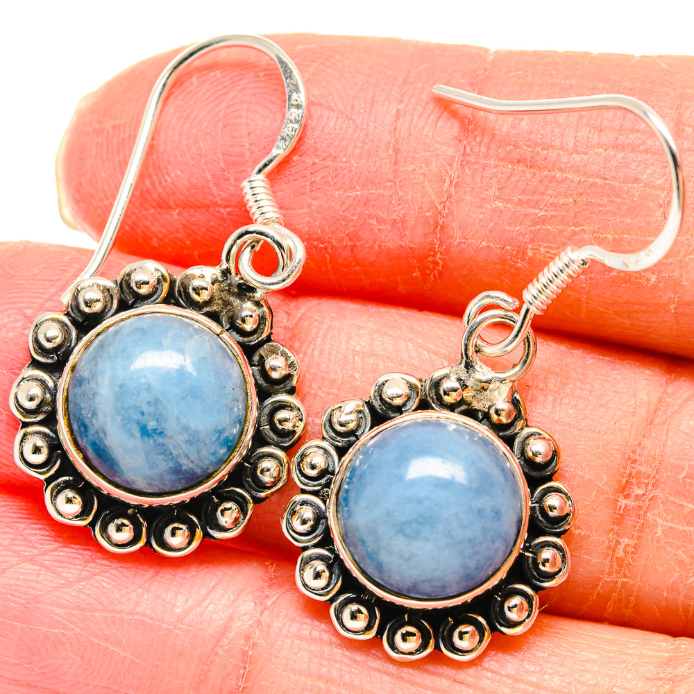 Aquamarine Earrings handcrafted by Anasilvercos - EARR422883